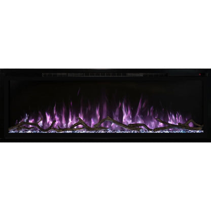 Modern Flames 74" Spectrum Slimline Wall Mount/Recessed Electric Fireplace
