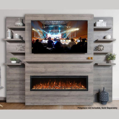 Modern Flames Allwood Fireplace Wall System for Orion Slim 60" Fireplace