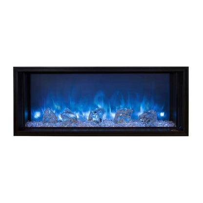 Modern Flames Big Glass Chunk & Glacier Crystal Diamond Glass Accent Kits for Landscape Electric Fireplaces