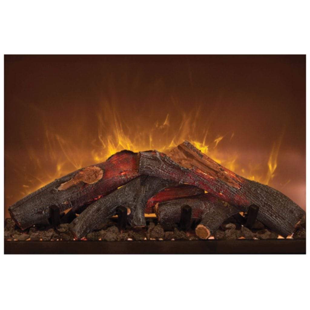 Modern Flames Contemporary Focus Bowl & Canyon Juniper Logs for Home Fire Electric Fireplaces