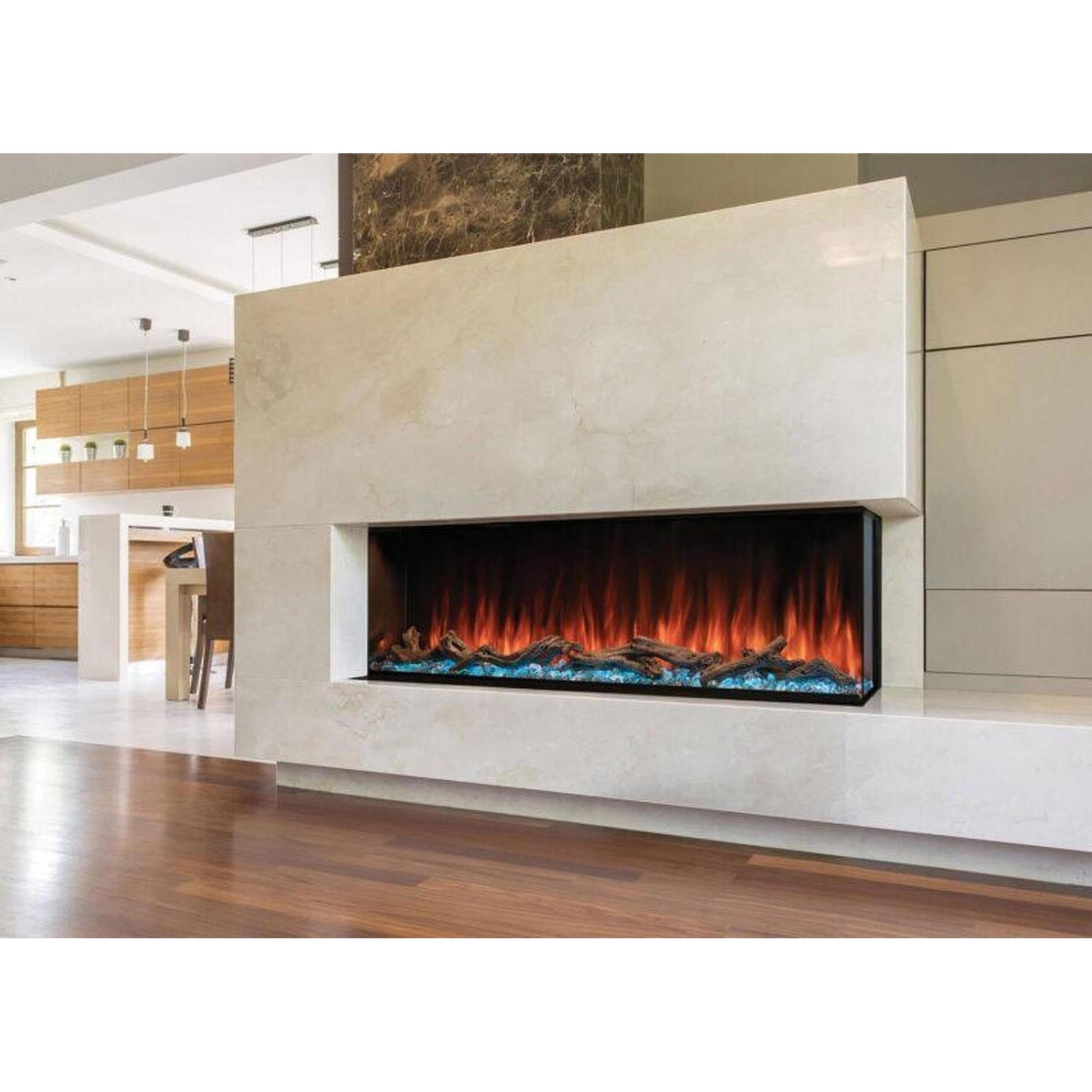 Modern Flames Landscape Pro 96" Multi-Sided Built-in Electric Fireplace