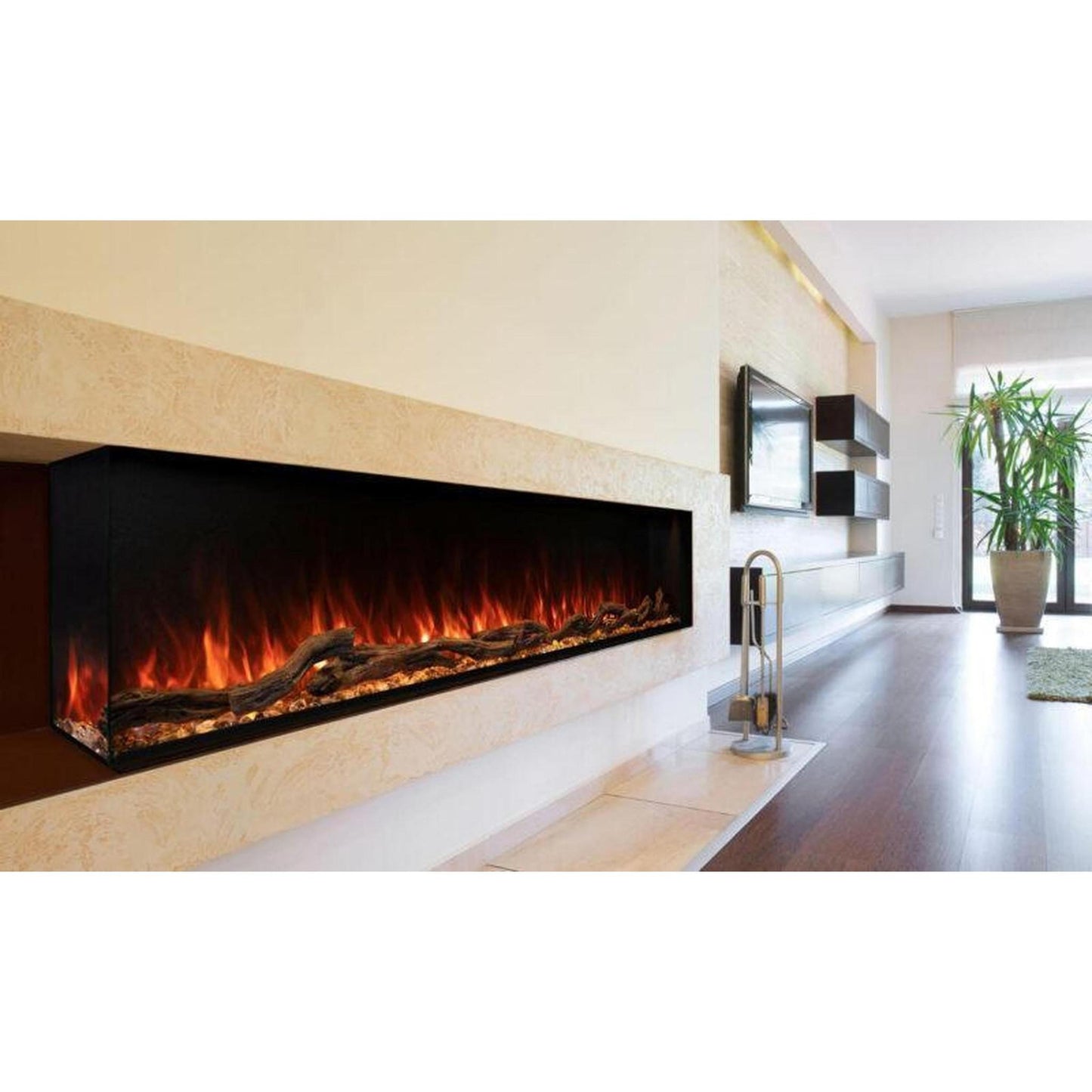 Modern Flames Landscape Pro 96" Multi-Sided Built-in Electric Fireplace
