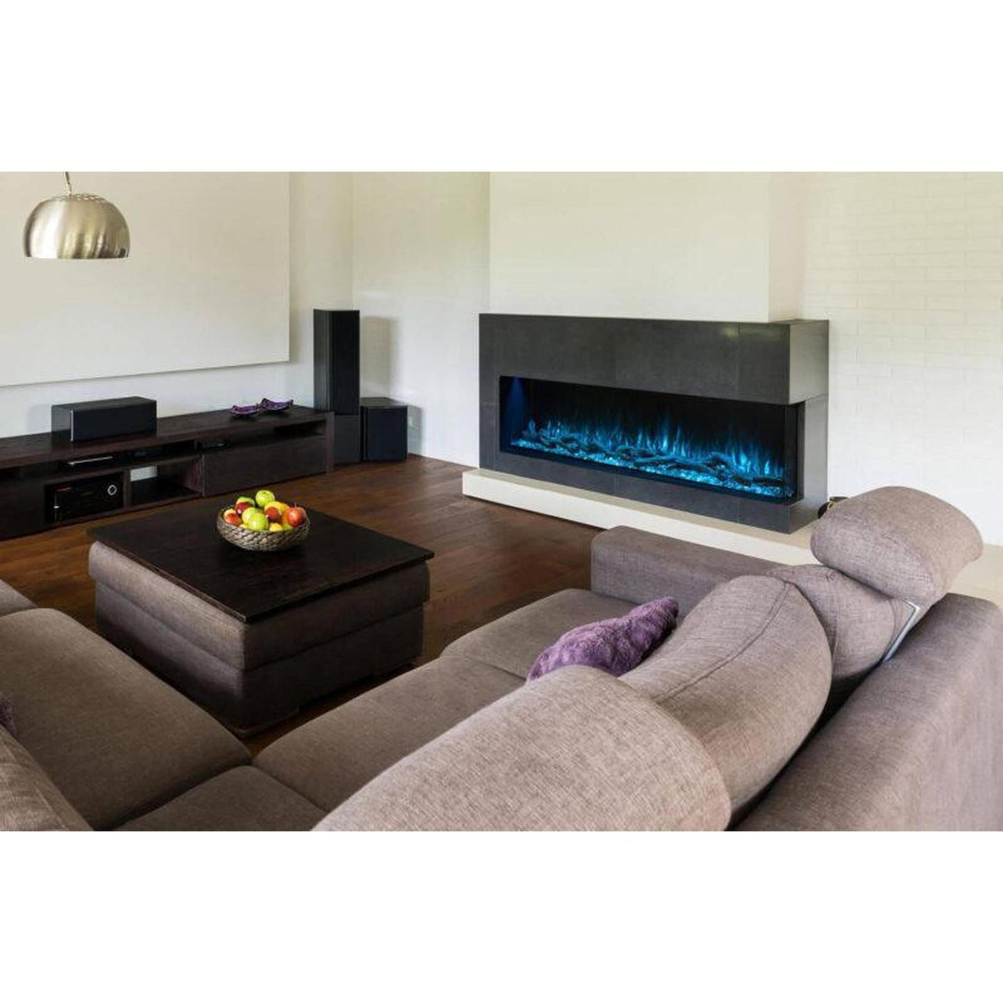Modern Flames Landscape Pro 96" Multi-Sided Built-in Electric Fireplace