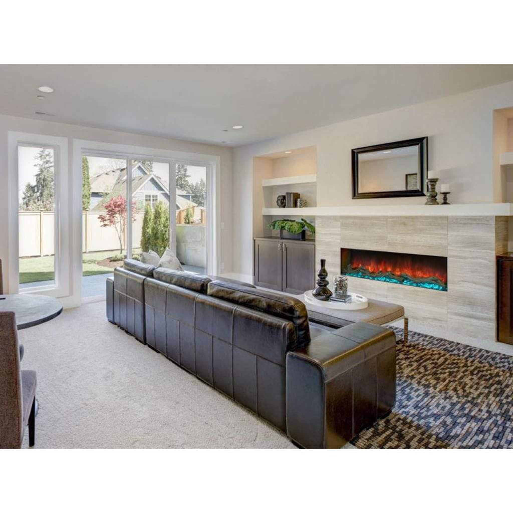 MODERN FLAMES Landscape Pro Multi-Sided 80-inch Electric Fireplace