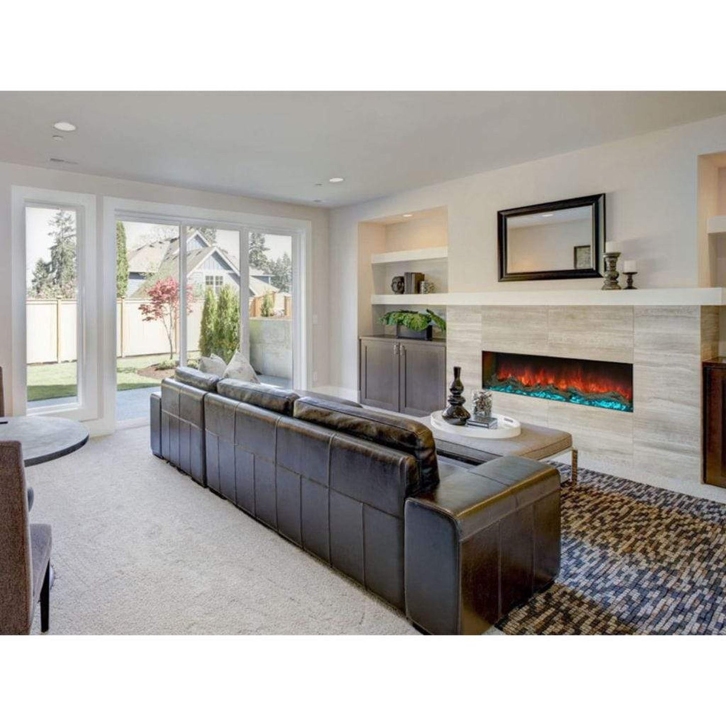 Modern Flames Landscape Pro 80" Multi-Sided Built-in Electric Fireplace