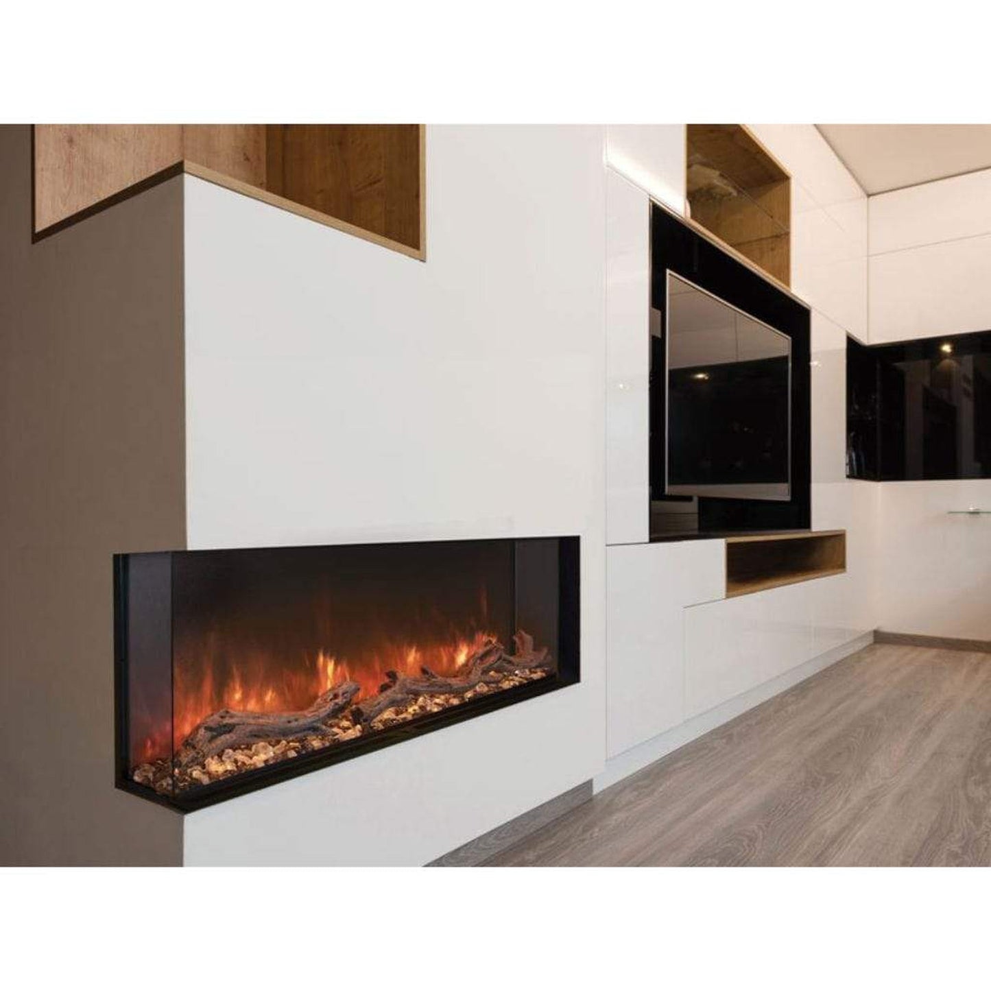 Modern Flames Landscape Pro 120" Multi-Sided Built-in Electric Fireplace