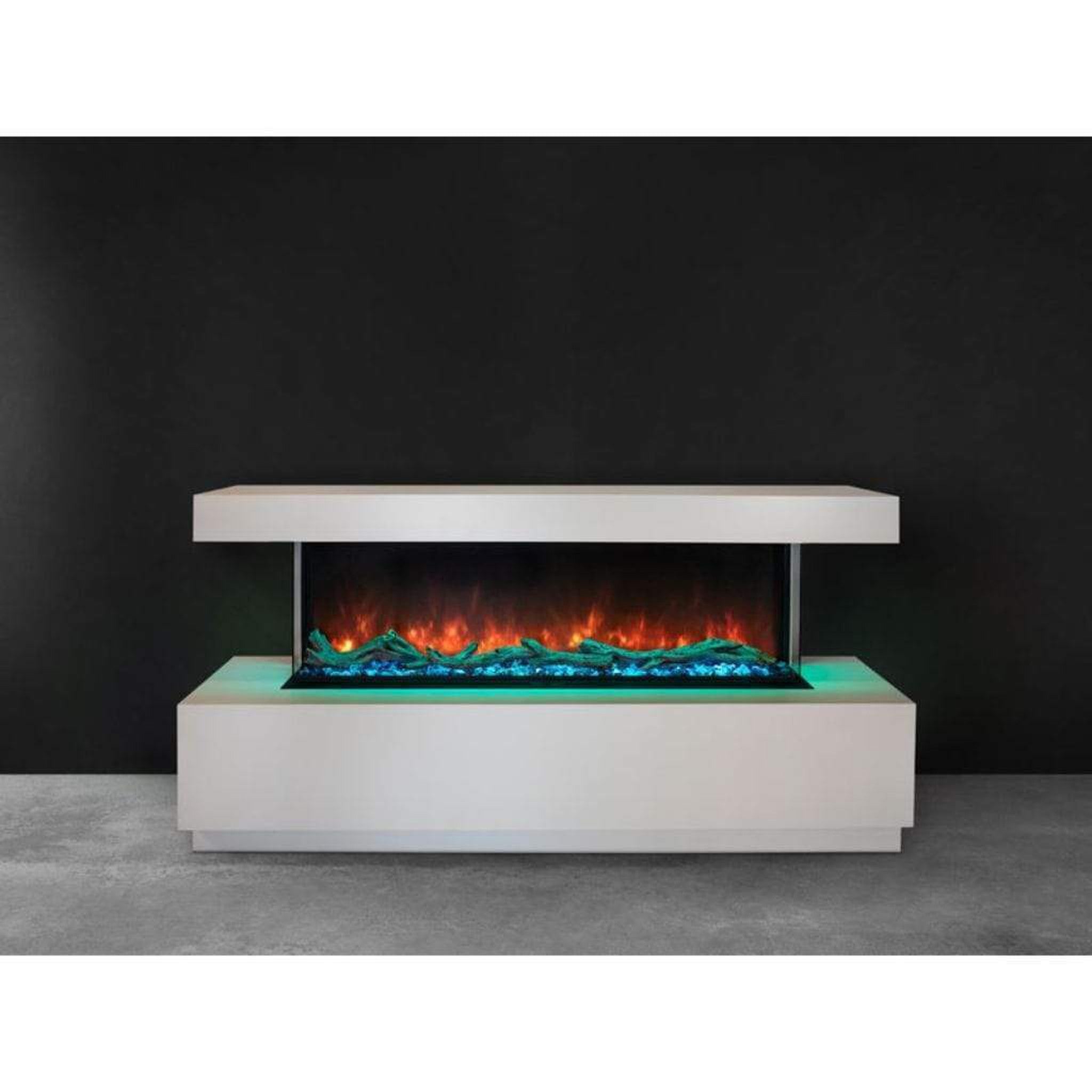 MODERN FLAMES Landscape Pro Multi-Sided 80-inch Electric Fireplace