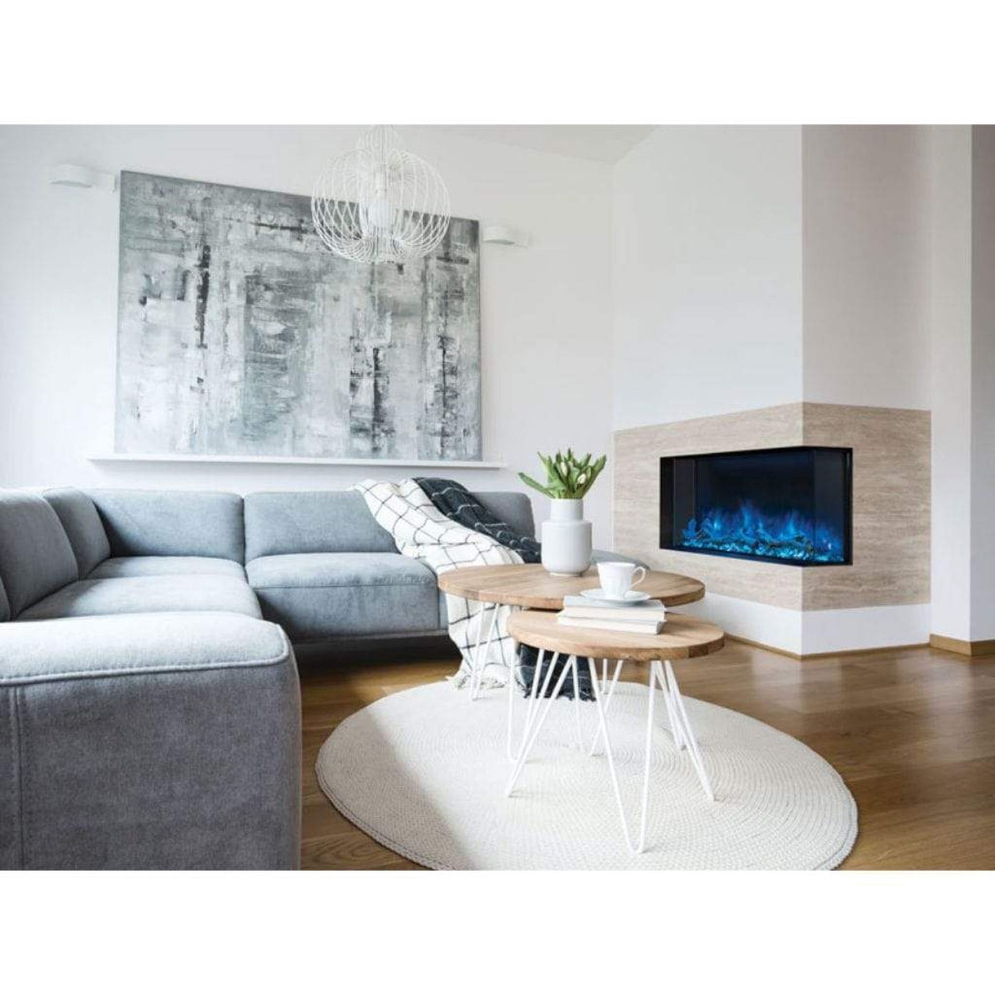 Modern Flames Landscape Pro 96" Multi-Sided Built-in Electric Fireplace