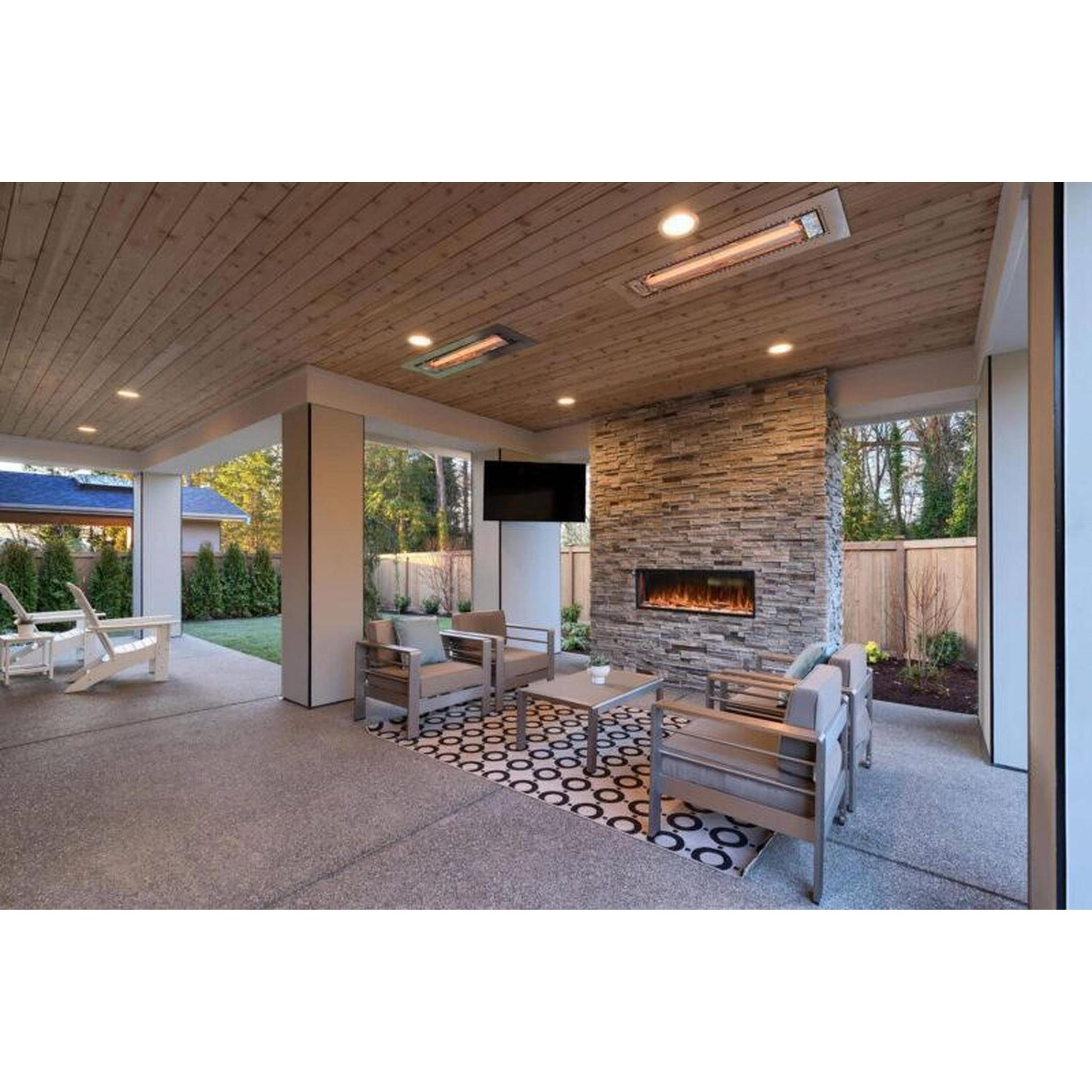 Modern Flames Landscape Pro Slim 96" Built-in Electric Fireplace