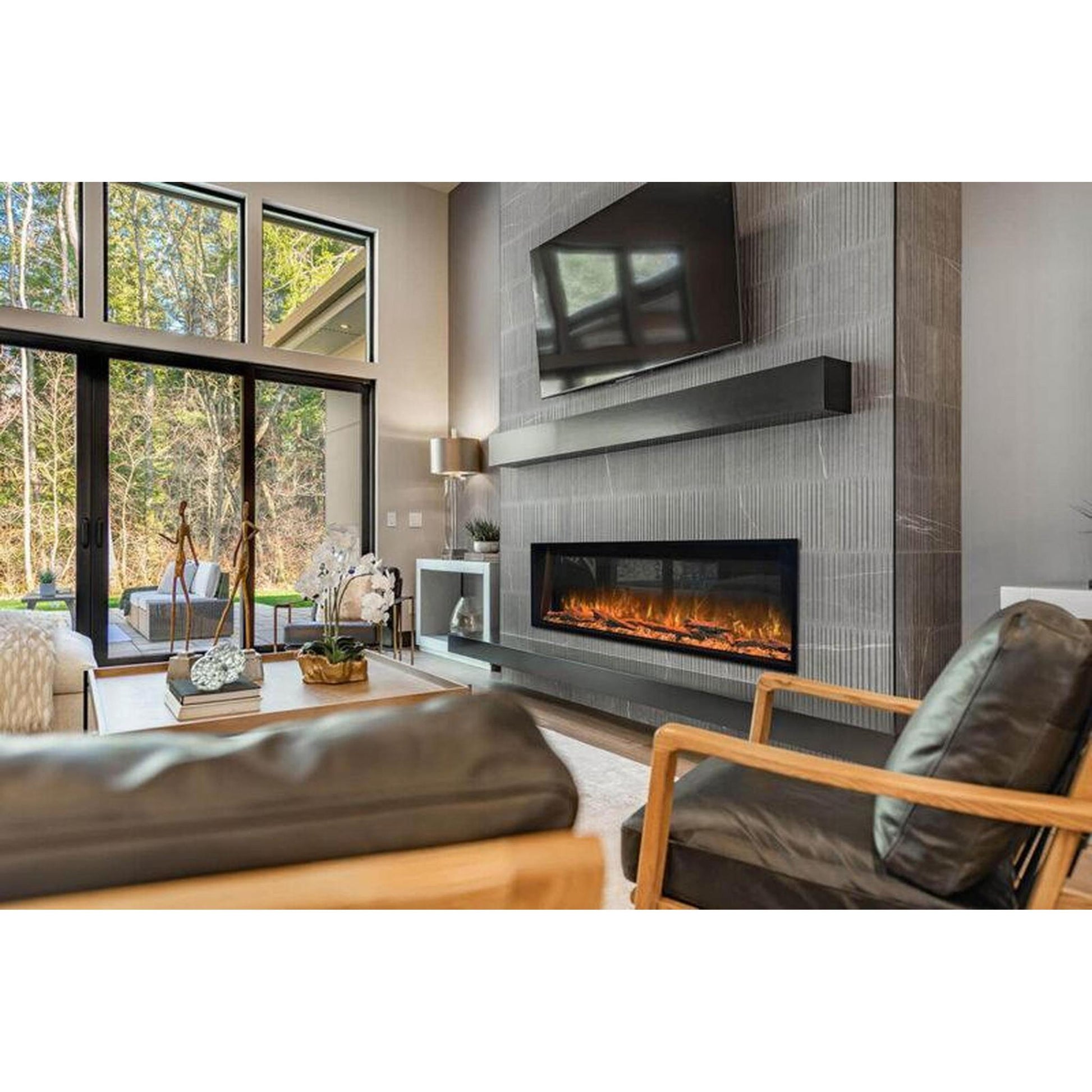Modern Flames Landscape Pro Slim 96" Built-in Electric Fireplace