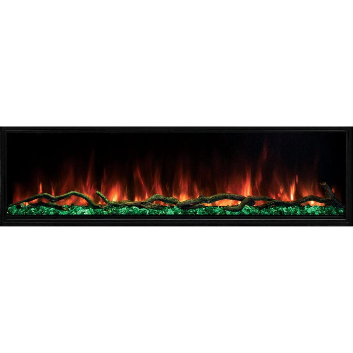 Modern Flames Landscape Pro Slim 96" Vent-Free Built-in Electric Fireplace