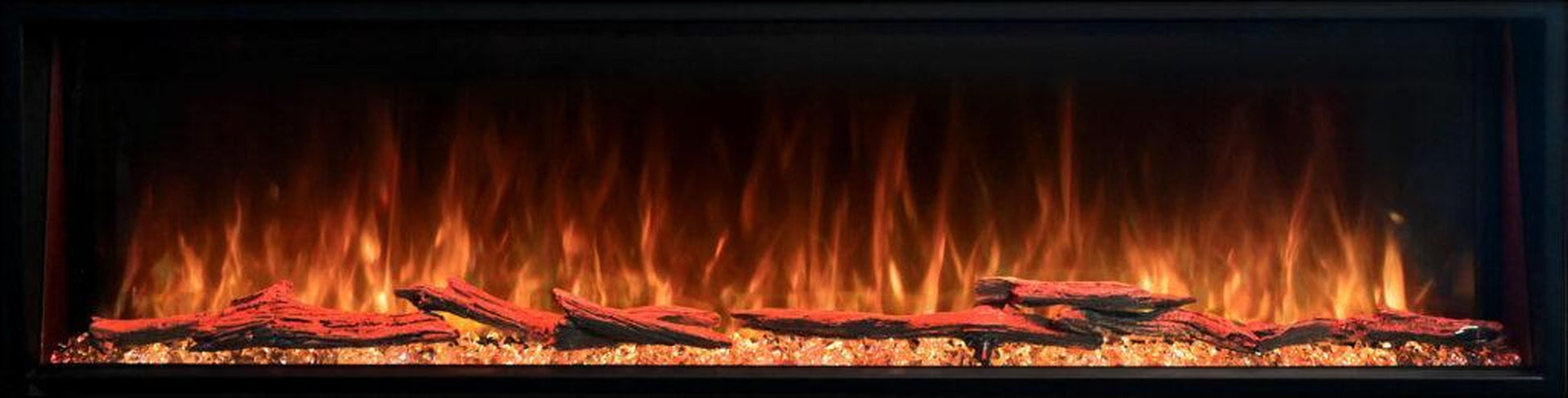 Modern Flames Landscape Pro Slim 96" Built-in Electric Fireplace