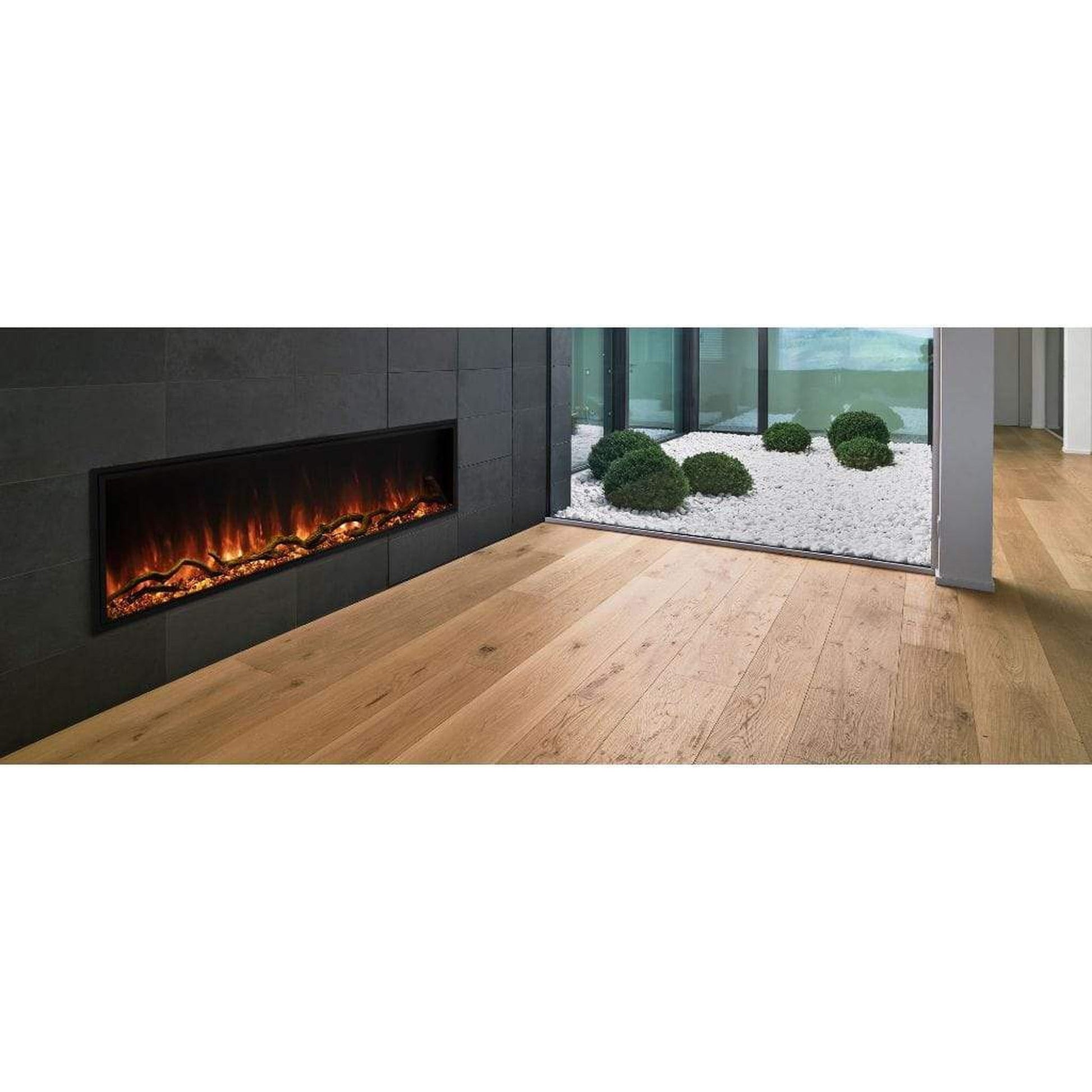 Modern Flames 96" Landscape Pro Slim Built In Electric Fireplace