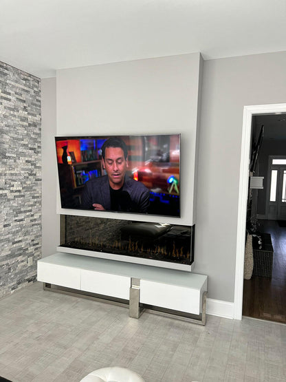 Modern Flames Orion Multi 120" Heliovision Built-in / Wall-Mounted Linear Smart Virtual Electric Fireplace