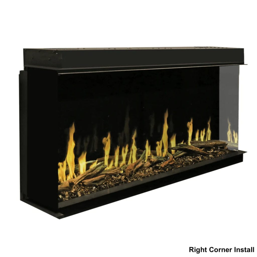 Modern Flames Orion Multi 120" Heliovision Built-in / Wall-Mounted Linear Smart Virtual Electric Fireplace