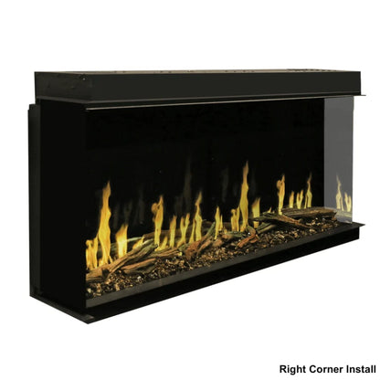 Modern Flames Orion Multi 120" Heliovision Built-in / Wall-Mounted Linear Smart Virtual Electric Fireplace