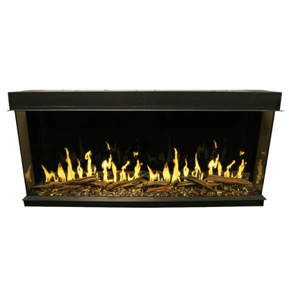 Modern Flames Orion Multi 120" Heliovision Built-in / Wall-Mounted Linear Smart Virtual Electric Fireplace