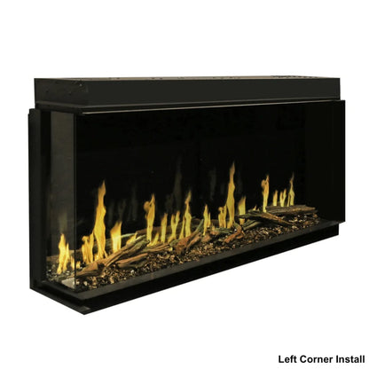 Modern Flames Orion Multi 120" Heliovision Built-in / Wall-Mounted Linear Smart Virtual Electric Fireplace