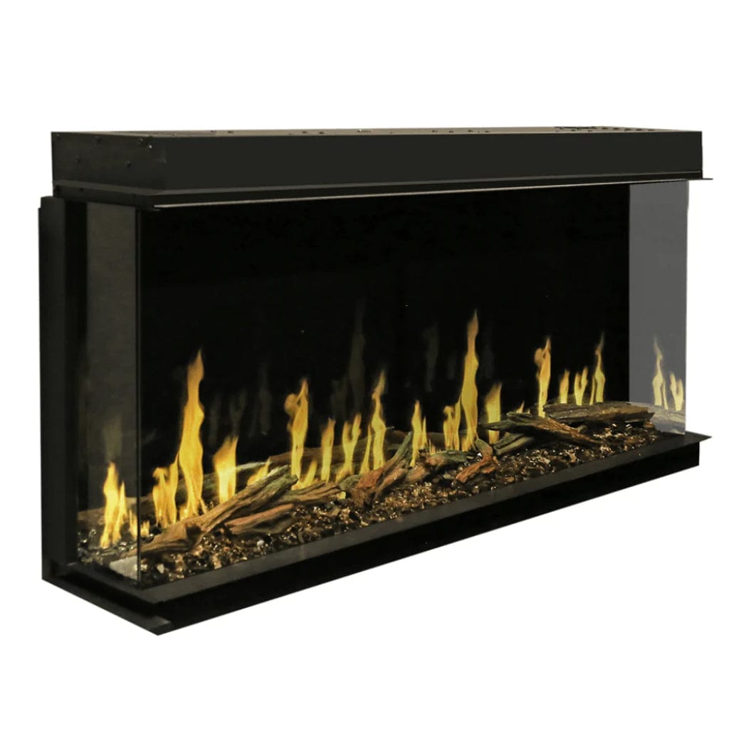Modern Flames Orion Multi 120" Heliovision Built-in / Wall-Mounted Linear Smart Virtual Electric Fireplace