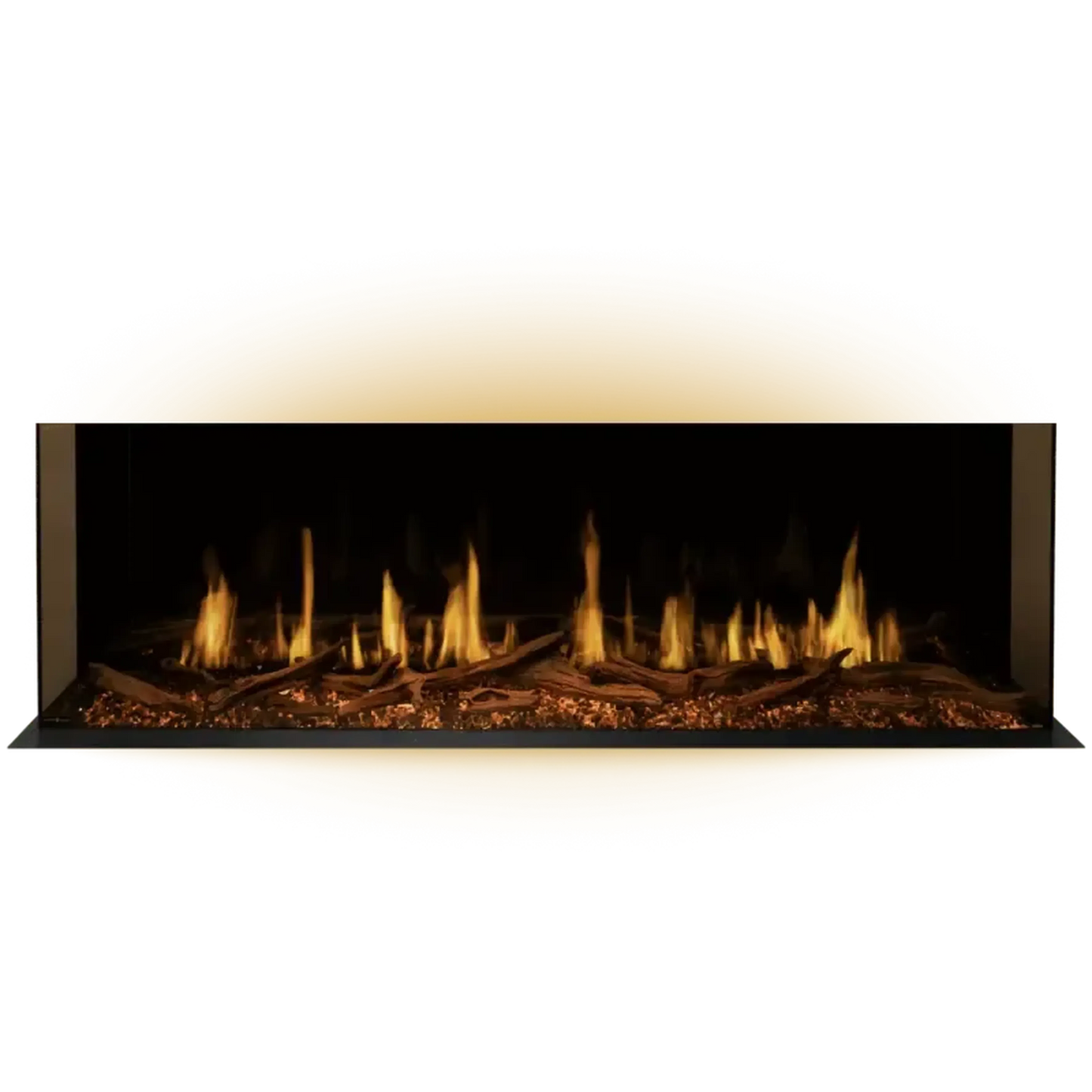 Modern Flames Orion Multi 120" Heliovision Vent-Free Built-in / Wall-Mounted Linear Smart Virtual Electric Fireplace