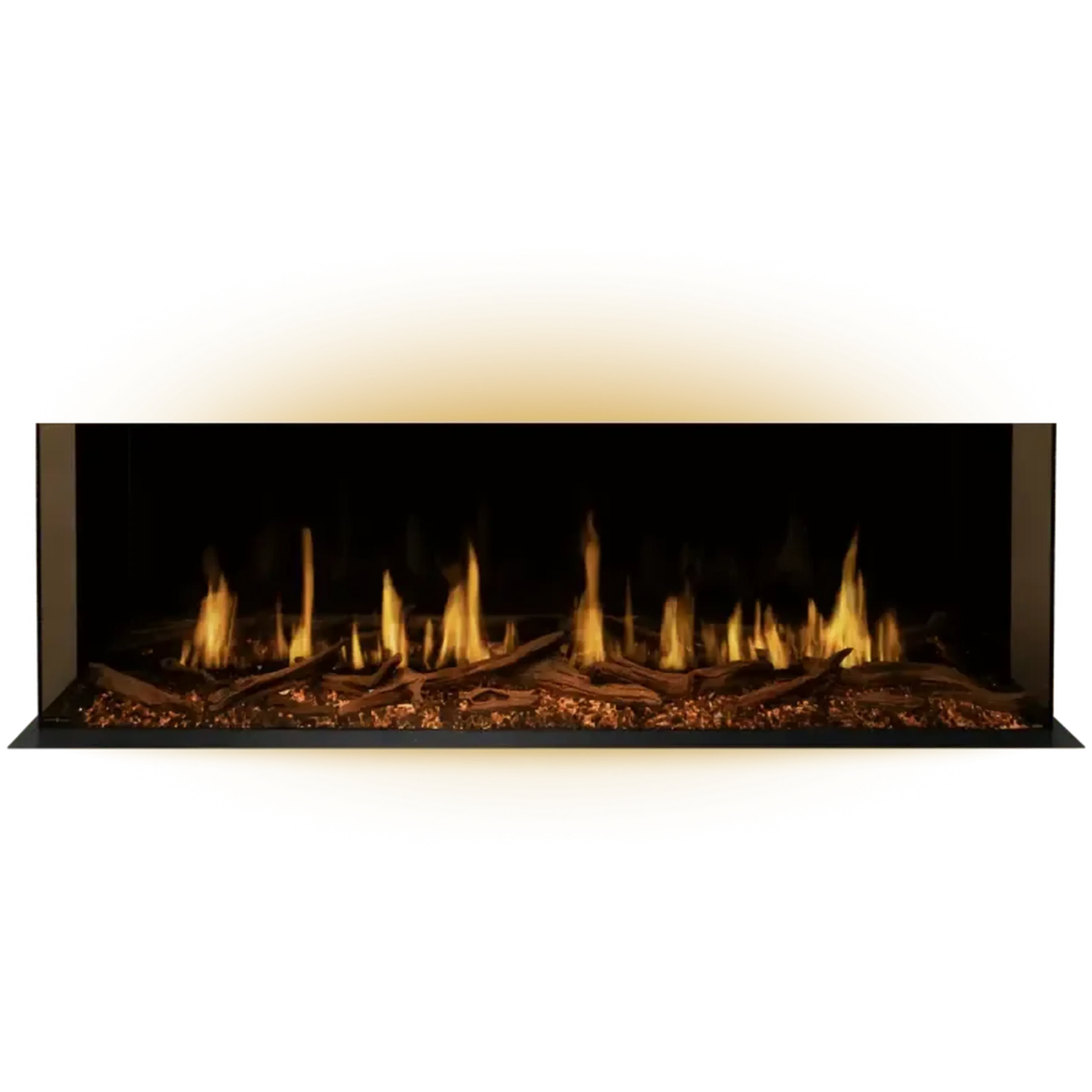 Modern Flames Orion Multi 120" Heliovision Vent-Free Built-in / Wall-Mounted Linear Smart Virtual Electric Fireplace