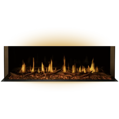 Modern Flames Orion Multi 120" Heliovision Vent-Free Built-in / Wall-Mounted Linear Smart Virtual Electric Fireplace