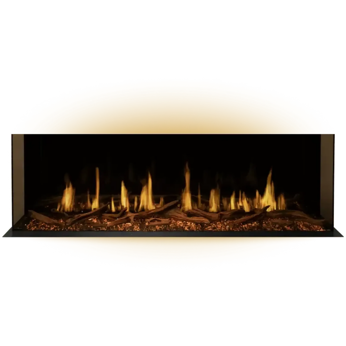 Modern Flames Orion Multi 100" Heliovision Built-in / Wall-Mounted Linear Smart Virtual Electric Fireplace