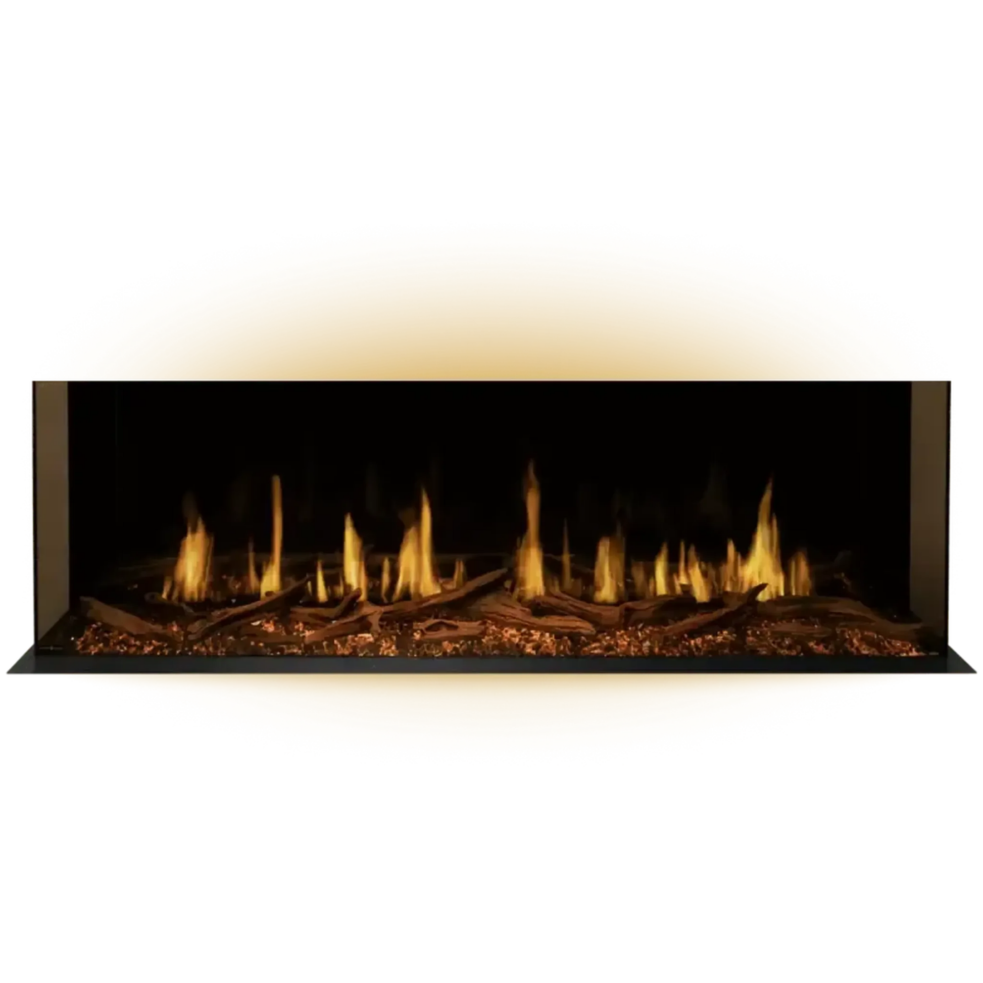 Modern Flames Orion Multi 100" Heliovision Built-in / Wall-Mounted Linear Smart Virtual Electric Fireplace