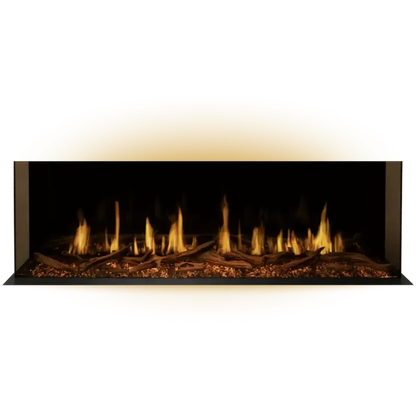 Modern Flames Orion Multi 100" Heliovision Built-in / Wall-Mounted Linear Smart Virtual Electric Fireplace