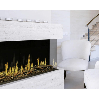 Modern Flames Orion Multi 60" Heliovision Built-in / Wall-Mounted Linear Smart Virtual Electric Fireplace