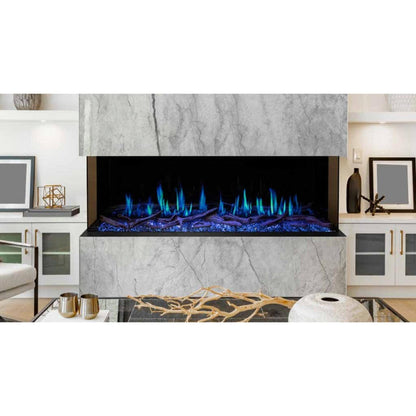 Modern Flames Orion Multi 60" Heliovision Built-in / Wall-Mounted Linear Smart Virtual Electric Fireplace