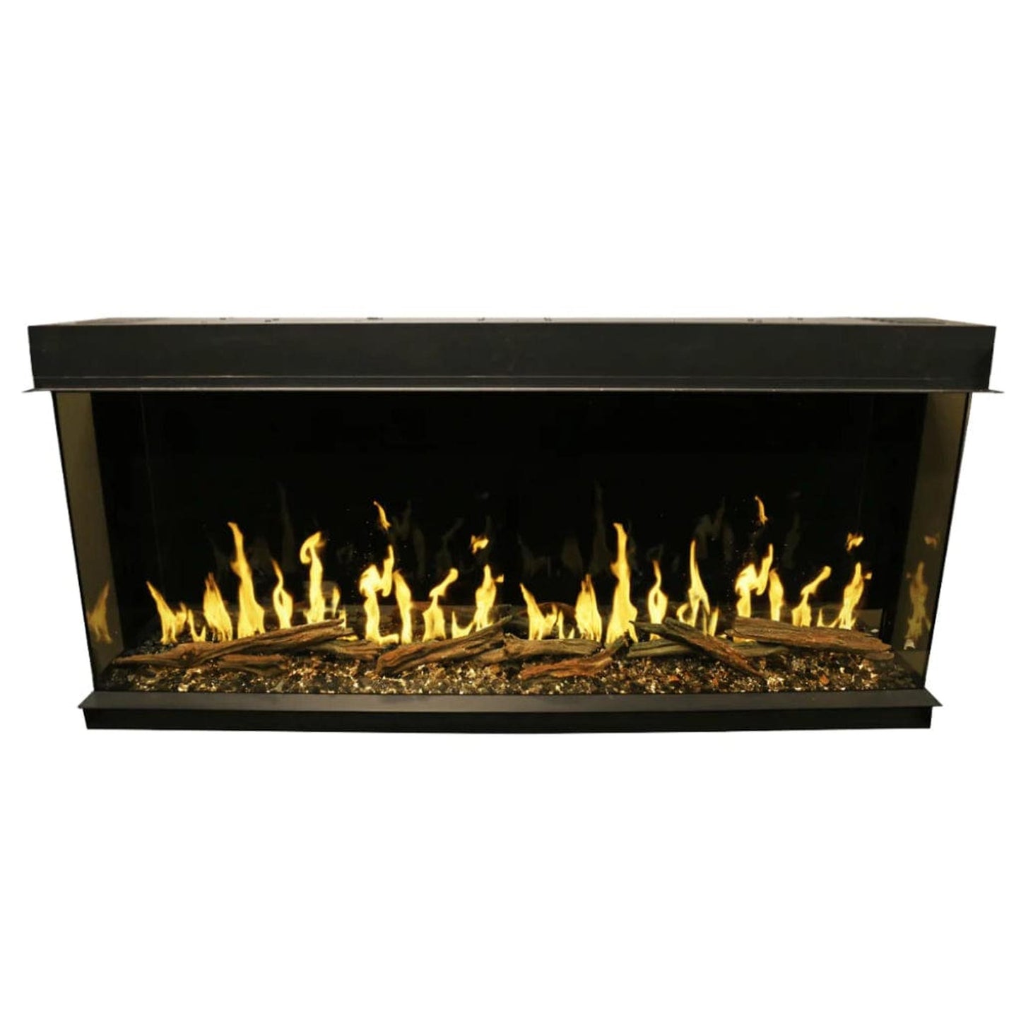 Modern Flames Orion Multi 76" Heliovision Built-in / Wall-Mounted Linear Smart Virtual Electric Fireplace