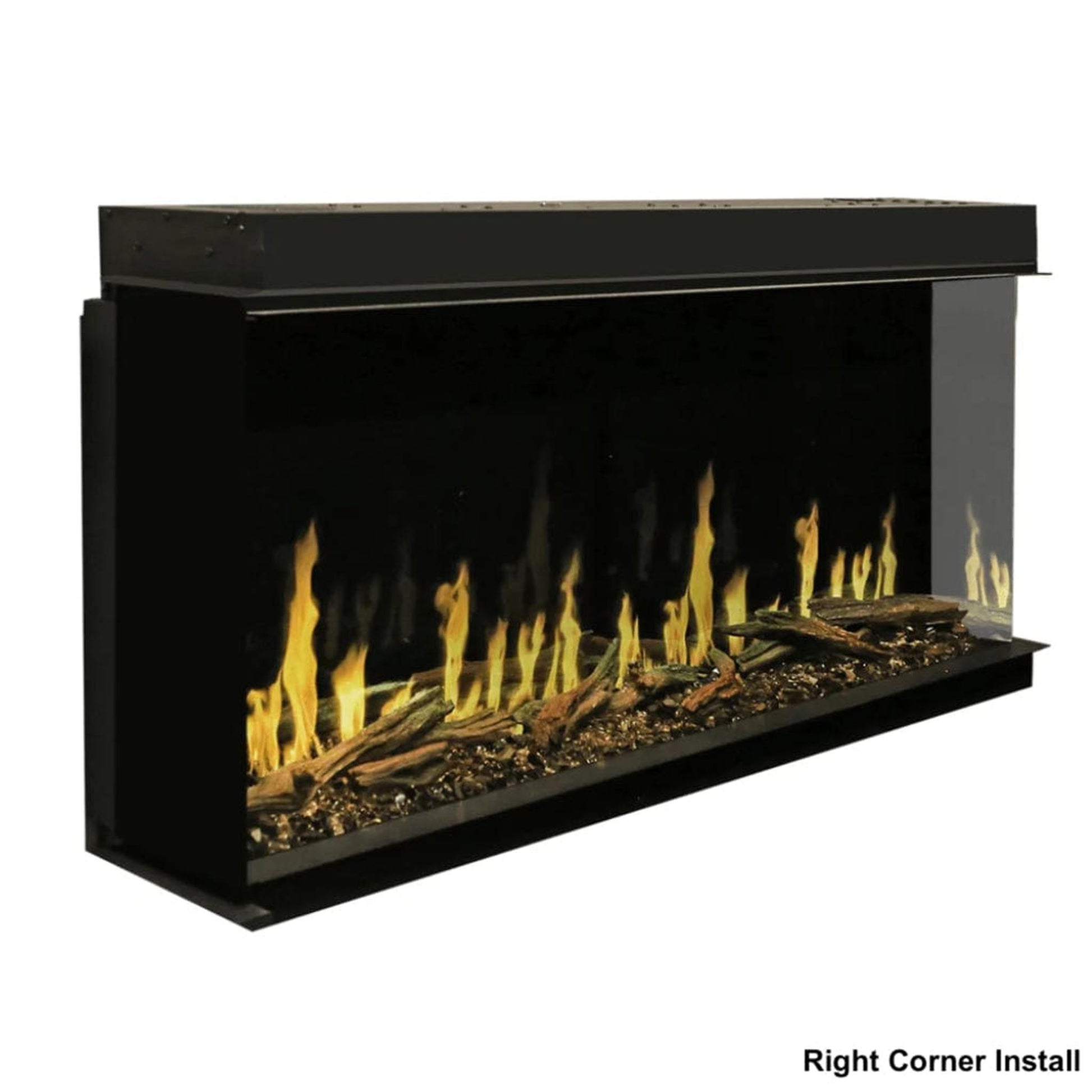 Modern Flames Orion Multi 76" Heliovision Built-in / Wall-Mounted Linear Smart Virtual Electric Fireplace