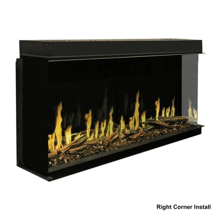 Modern Flames Orion Multi 76" Heliovision Built-in / Wall-Mounted Linear Smart Virtual Electric Fireplace