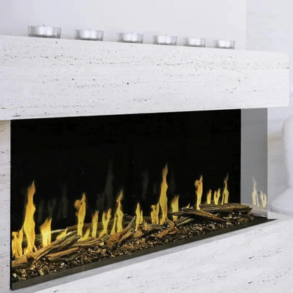 Modern Flames Orion Multi 76" Heliovision Built-in / Wall-Mounted Linear Smart Virtual Electric Fireplace