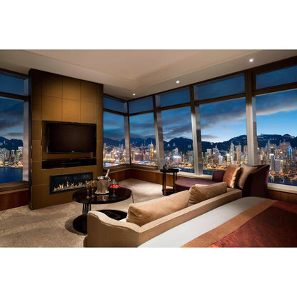 Modern Flames Orion Slim 52" Heliovision Built-in / Wall-Mounted Linear Smart Virtual Electric Fireplace