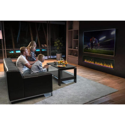 Modern Flames Orion Slim 76" Heliovision Built-in / Wall-Mounted Linear Smart Virtual Electric Fireplace
