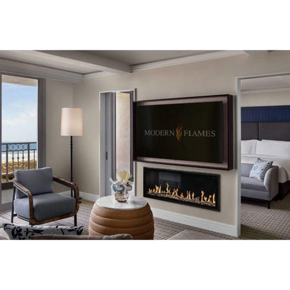 Modern Flames Orion Slim 52" Heliovision Built-in / Wall-Mounted Linear Smart Virtual Electric Fireplace