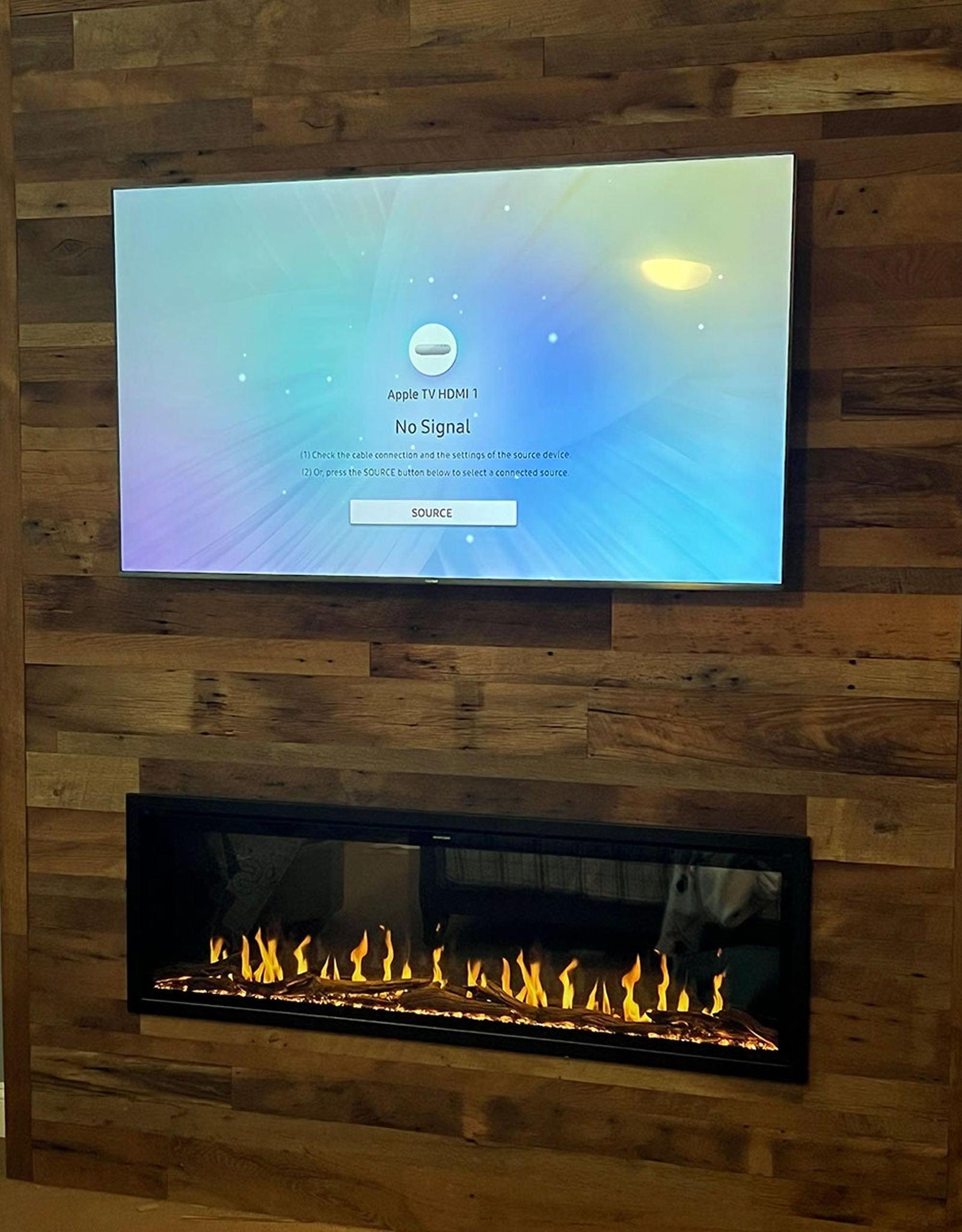 Modern Flames Orion Slim 60" Heliovision Built-in / Wall-Mounted Linear Smart Virtual Electric Fireplace