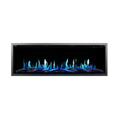 Modern Flames Orion Slim V2 52" Built-in / Wall-Mounted Virtual LCD Electric Fireplace