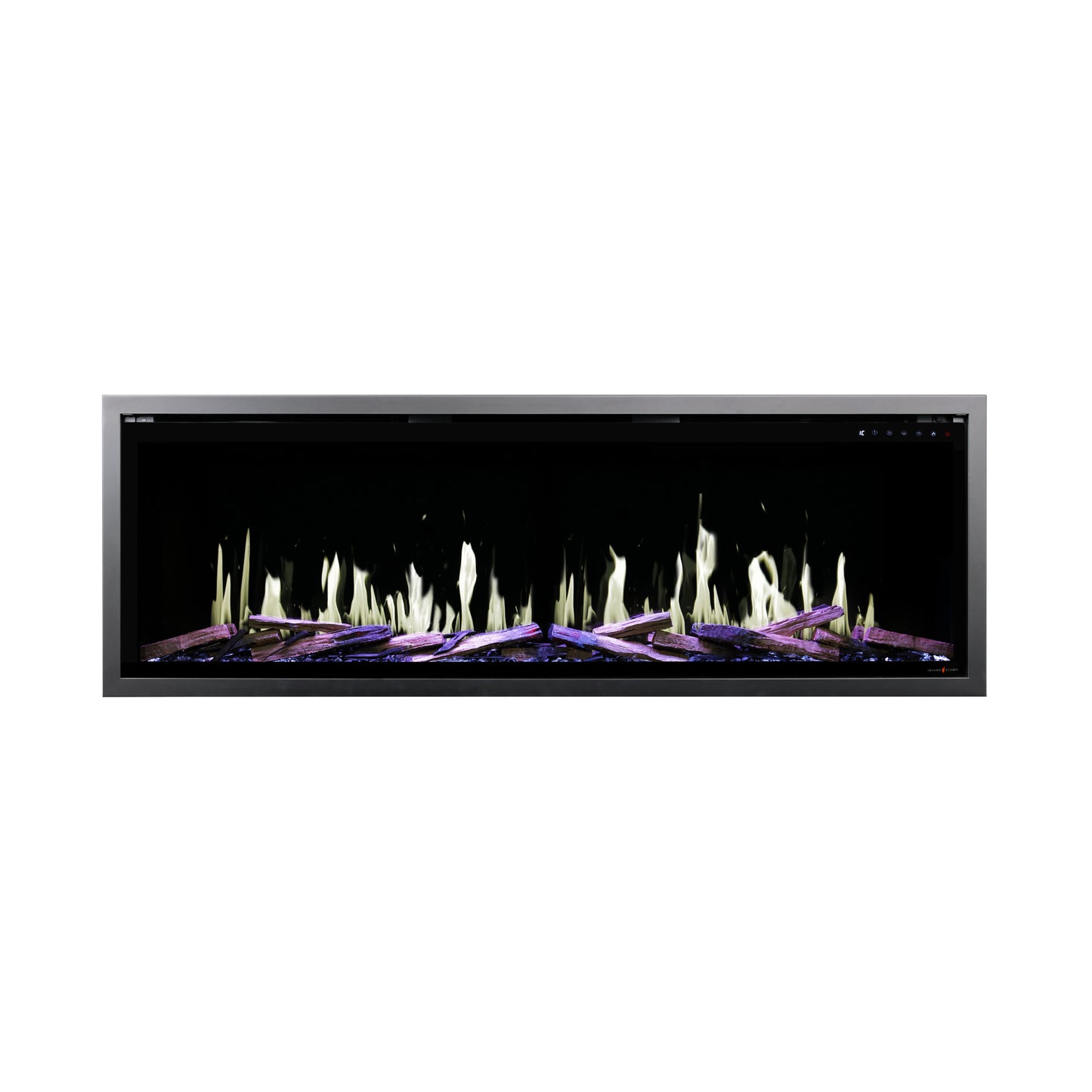 Modern Flames Orion Slim V2 52" Built-in / Wall-Mounted Virtual LCD Electric Fireplace