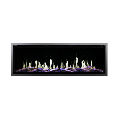 Modern Flames Orion Slim V2 52" Built-in / Wall-Mounted Virtual LCD Electric Fireplace