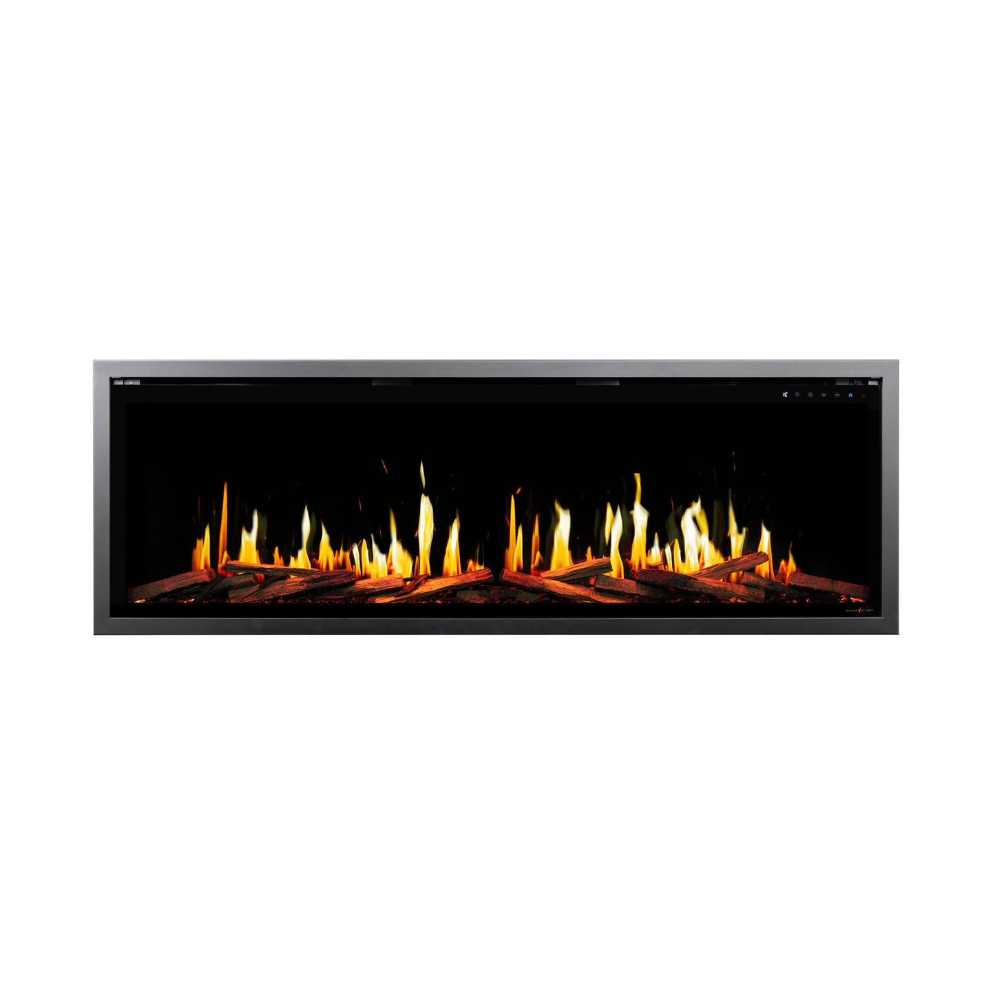 Modern Flames Orion Slim V2 52" Built-in / Wall-Mounted Virtual LCD Electric Fireplace