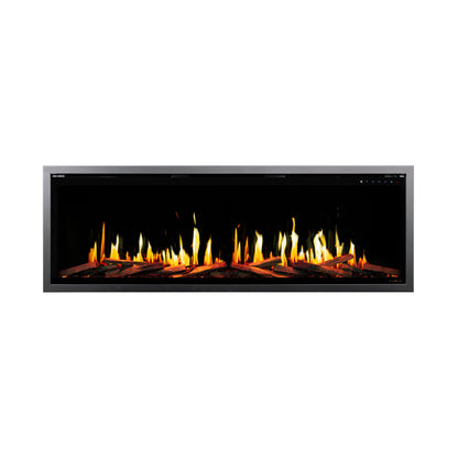 Modern Flames Orion Slim V2 52" Built-in / Wall-Mounted Virtual LCD Electric Fireplace