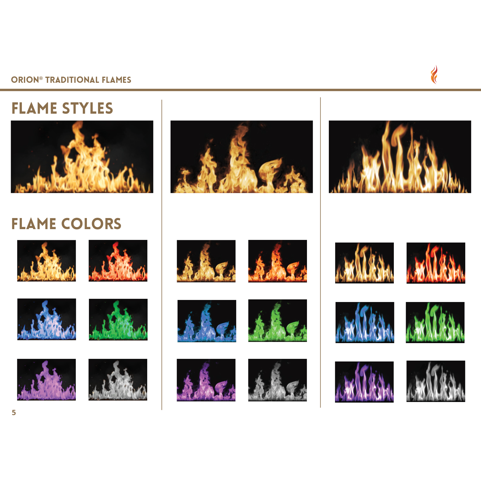 Modern Flames Orion Traditional 30" Built-in Virtual Electric Fireplace Insert