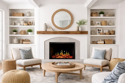 Modern Flames Orion Traditional V2 26" Built-in Virtual LCD Electric Fireplace Insert