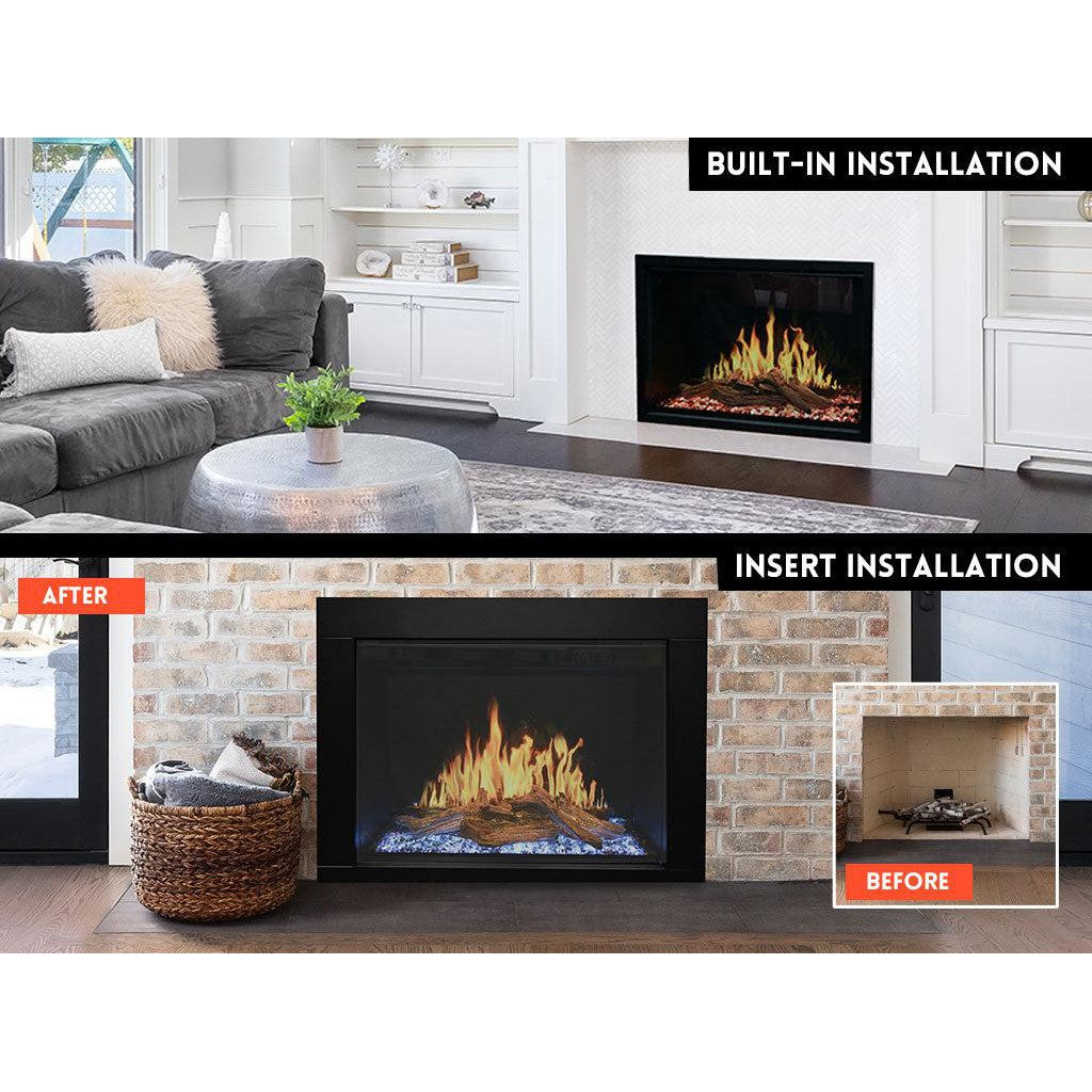 Modern Flames Orion Traditional Virtual 54" Built-in Electric Fireplace