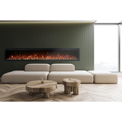 Modern Flames Spectrum Slimline 100" Wall-Mounted / Recessed Electric Fireplace