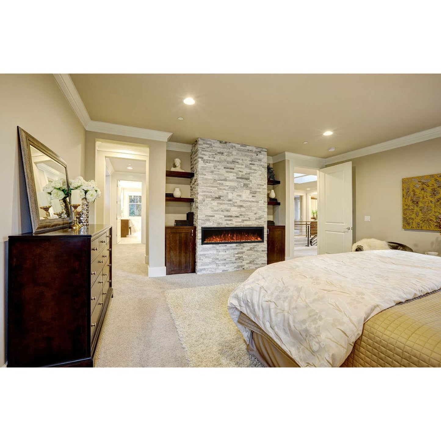 Modern Flames Spectrum Slimline 50" Wall-Mounted / Recessed Electric Fireplace