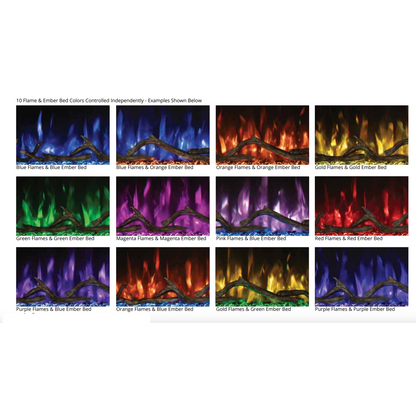 Modern Flames Spectrum Slimline 74" Wall-Mounted / Recessed Electric Fireplace